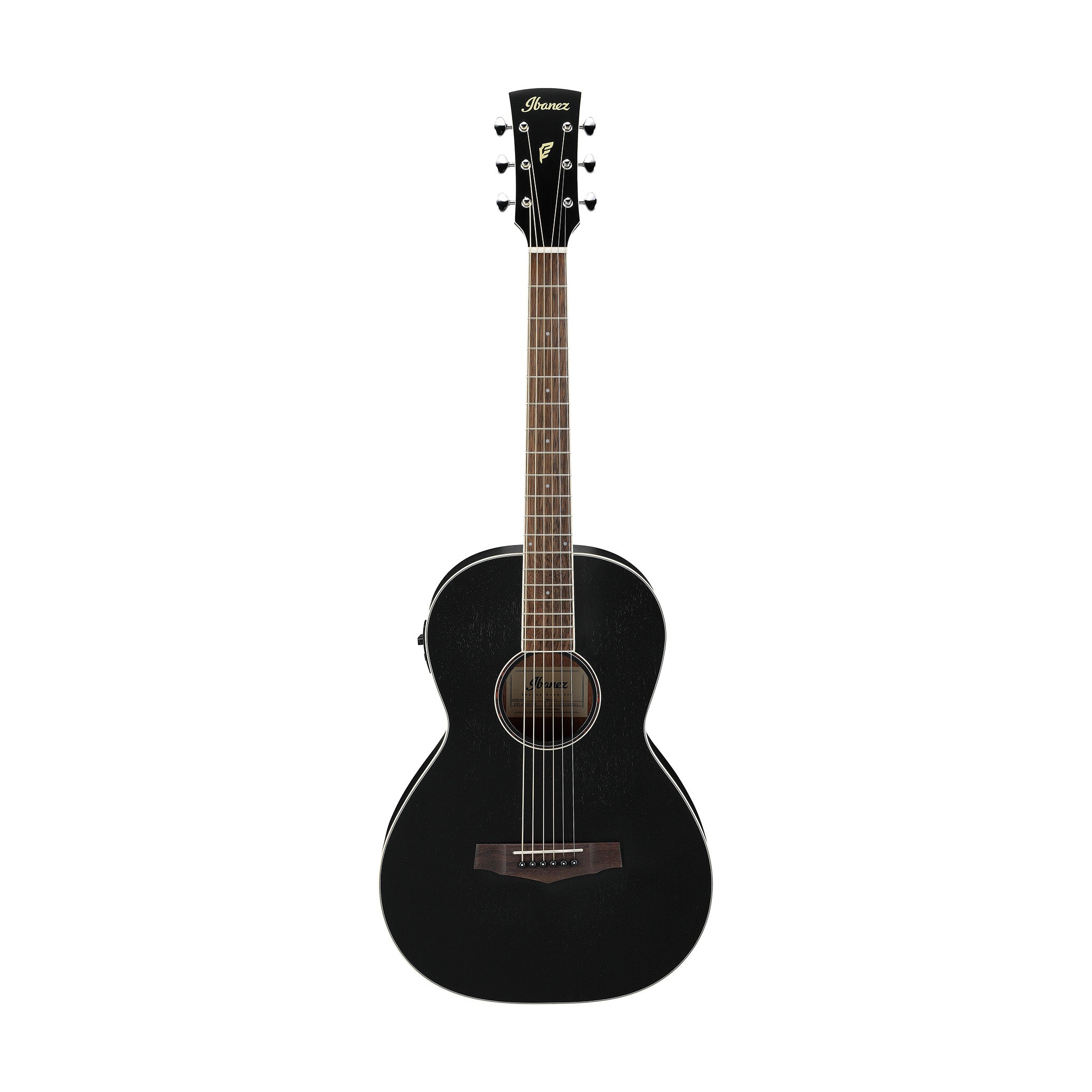 Ibanez Performance PN14MHE-WK Acoustic-Electric Guitar, Weathered Black