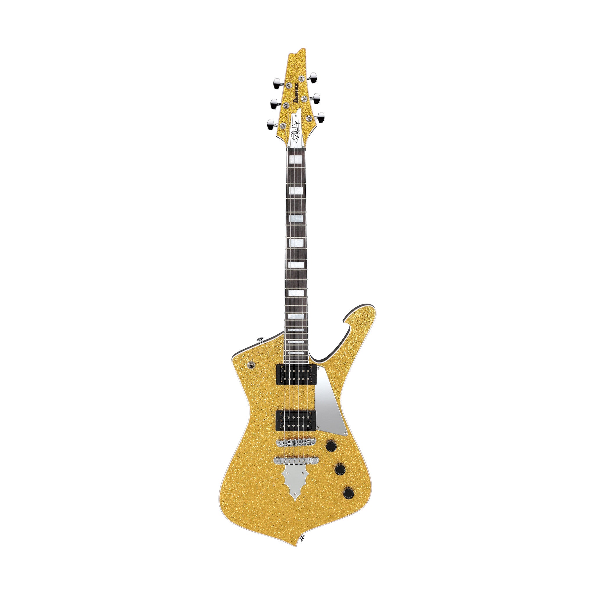 Ibanez PS60-GSL Paul Stanley Signature Electric Guitar w/Bag, Gold Sparkle