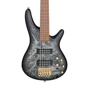 Ibanez SR305EDX-BZM 5-String Bass Guitar, Black Ice Frozen Matte