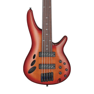 Ibanez SRD905F-BTL 5-String Electric Bass Guitar, Brown Topaz Burst Low Gloss
