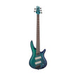 Ibanez SRMS725-BCM Electric 5-String Bass Guitar, Blue Chameleon