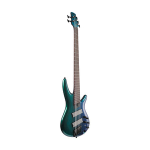 Ibanez SRMS725-BCM Electric 5-String Bass Guitar, Blue Chameleon
