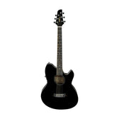 Ibanez TCY10E-BK Acoustic/Electric Guitar, RW FB, Black
