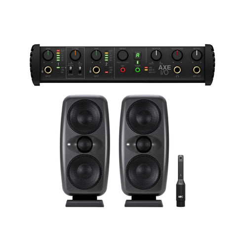 IK Multimedia AXE I/O w/ iLoud MTM MKII Monitor Pair Bundle