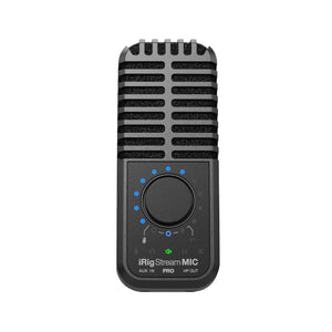 IK Multimedia iRig Stream Mic Pro USB Condenser Microphone