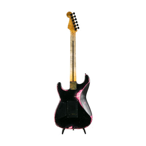 Jackson USA Custom Shop Big Rob Knowles Masterbuilt San Dimas HS FR Electric Guitar, Black on Pink