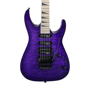 Jackson JS Series JS34Q Dinky DKAM Electric Guitar, Maple FB, Transparent Purple