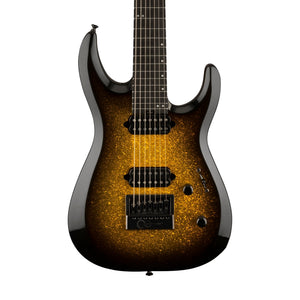 Jackson Pro Plus Series Dinky MDK EverTune 7-String Electric Guitar, Gold Sparkle