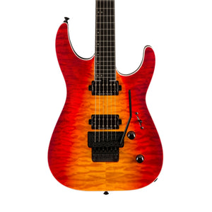 Jackson Pro Plus Series Dinky DKAQ Electric Guitar, Ebony FB, Firestorm