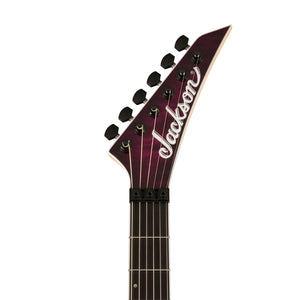 Jackson Pro Plus Series Dinky DKAQ Electric Guitar, Ebony FB, Transparent Purple Burst