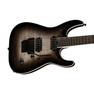 Jackson Pro Plus Series Dinky DKAQ Electric Guitar, Ebony FB, Ghost Burst