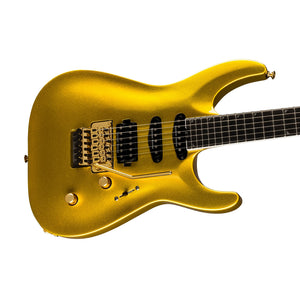 Jackson Pro Plus Series Soloist SLA3 Electric Guitar, Ebony FB, Gold Bullion