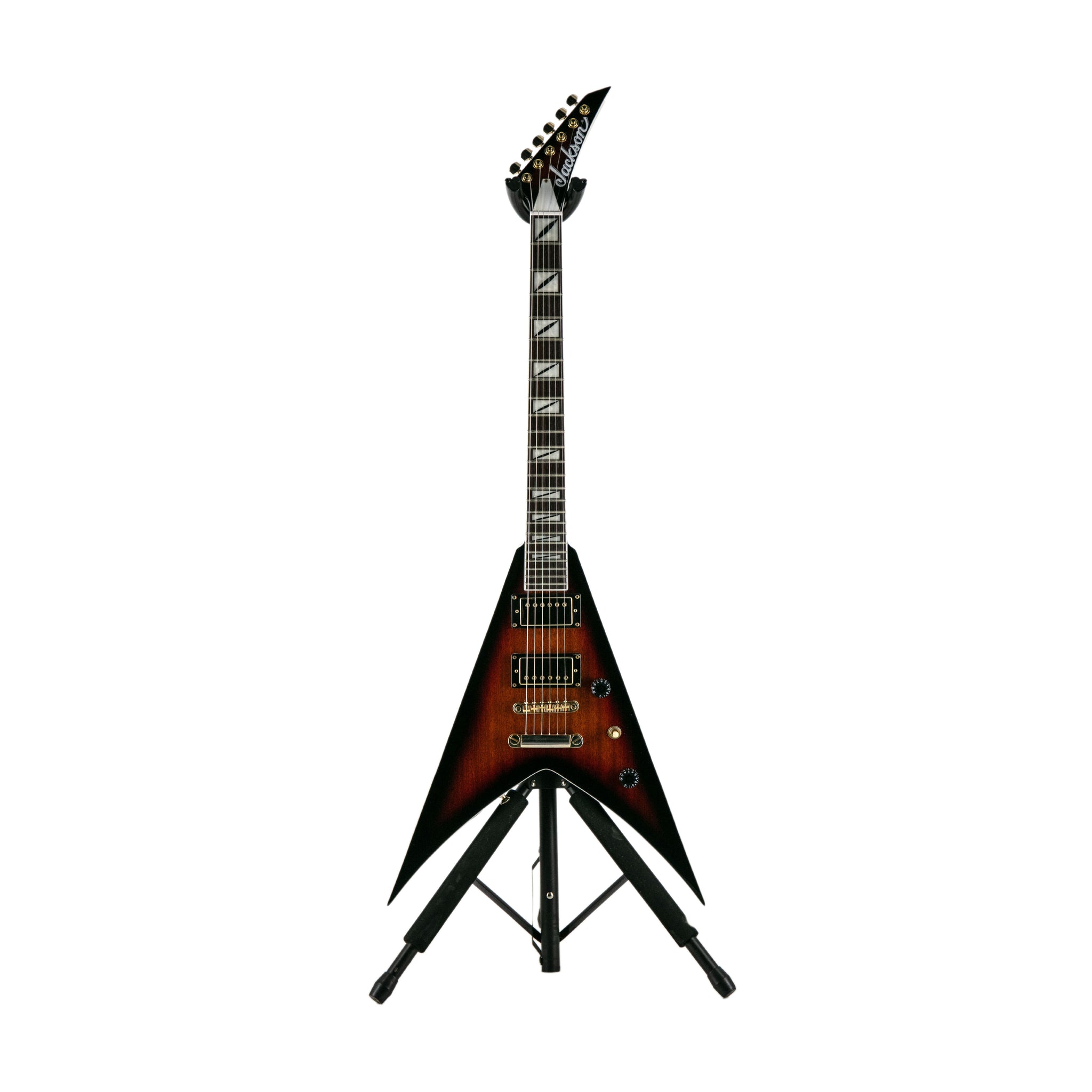 Jackson Pro Series King V KVT Electric Guitar, Ebony FB, 3-Tone Sunburst