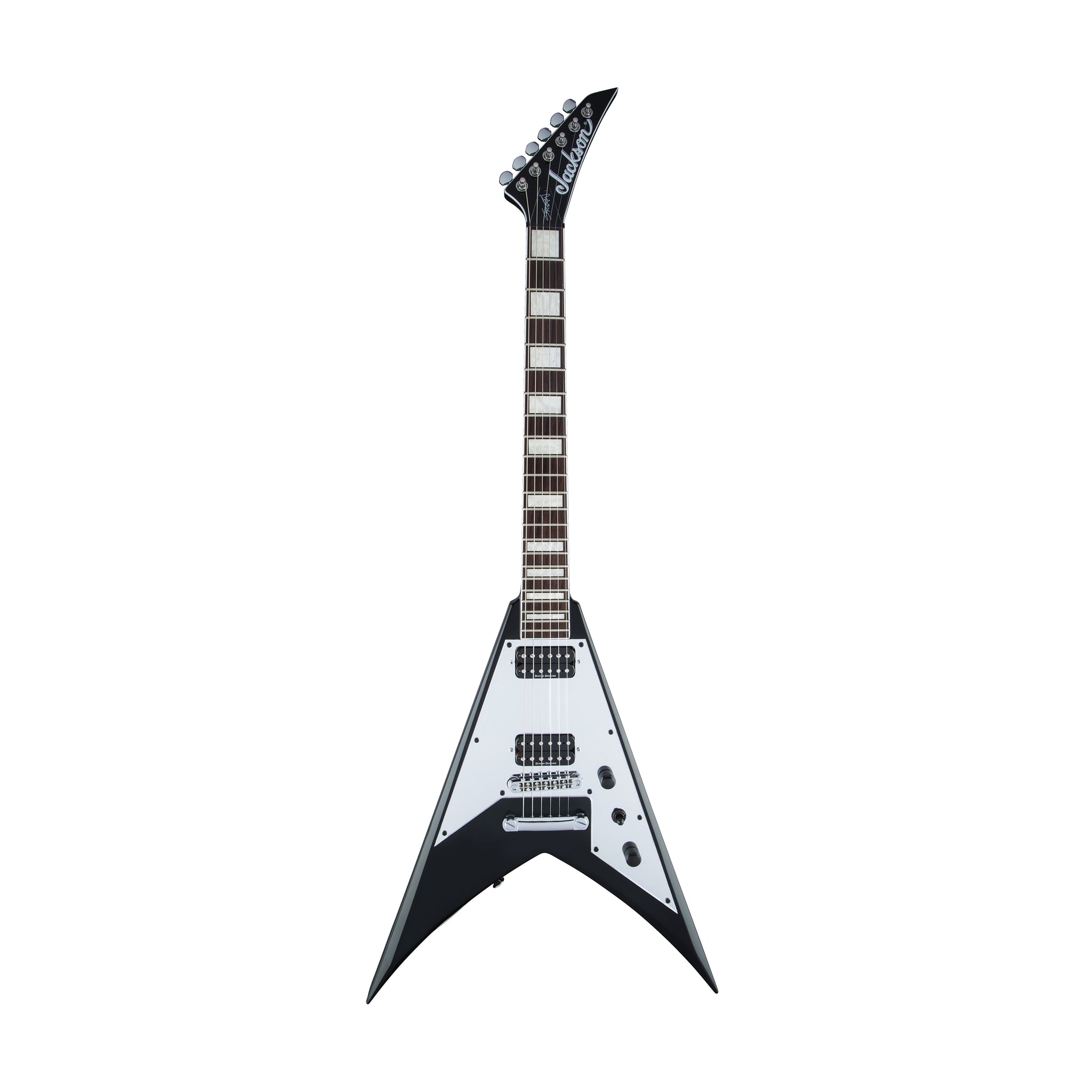 Jackson Signature Scott Ian King V KVXT Electric Guitar, RW FB, Gloss Black