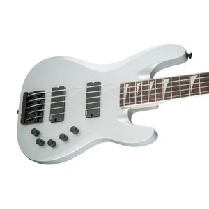 Jackson Signature David Ellefson Concert Bass CBX V Guitar, Laurel FB, Quicksilver