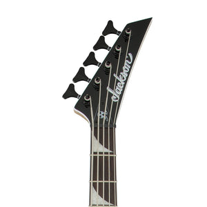 Jackson Signature David Ellefson Concert Bass CBX V Guitar, Laurel FB, Quicksilver