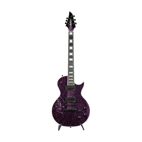 Jackson Pro Series Signature Marty Friedman MF-1 Electric Guitar, Ebony FB, Purple Mirror, CYJ2304123 (Autographed)