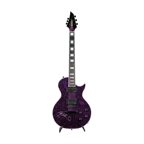 Jackson Pro Series Signature Marty Friedman MF-1 Electric Guitar, Ebony FB, Purple Mirror, CYJ2305005 (Autographed)