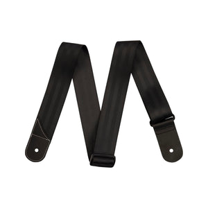 Jackson Seatbelt Shark Fin Guitar Strap, Black
