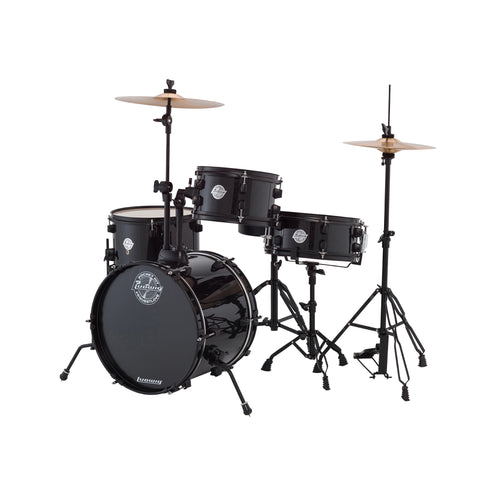 Ludwig LC178X0C6 Pocket Kit 4pcs Drum Kit w/Hardware+Throne+Cymbal, Moon Dust