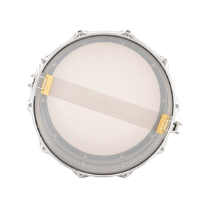 Ludwig LU0814C 8x14inch Universal Brass Snare, Black Nickel Plated Shell, Chrome Hardware