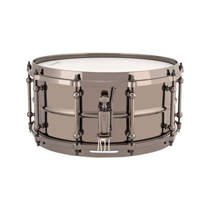 Ludwig LU0814 8x14inch Universal Brass Snare, Black Nickel Plated Shell