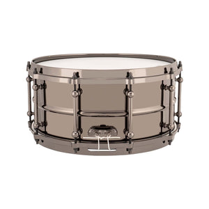Ludwig LU5514 5.5x14inch Universal Brass Snare, Black Nickel Plated Shell