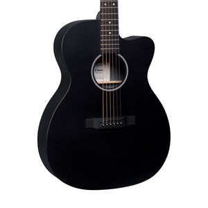 Martin X Series OMC-X1E Acoustic Guitar w/Bag, Jett Black