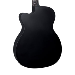 Martin X Series OMC-X1E Acoustic Guitar w/Bag, Jett Black