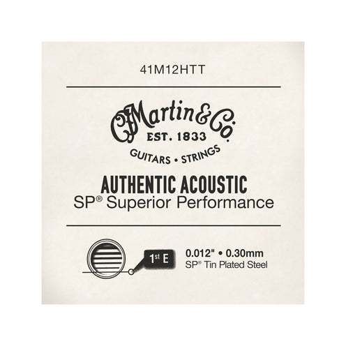 Martin 41M12HTT Authentic Acoustic SP Acoustic Guitar Single String, .012