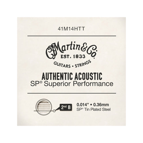 Martin 41M14HTT Authentic Acoustic SP Acoustic Guitar Single String, .014