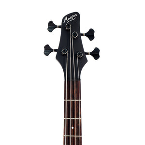 Manson Guitar Works E-Bass Electric Guitar, RW FB, Dry Satin Black