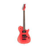 Manson Guitar Works MB-1 New Era Sustainiac Electric Guitar, RW FB, Satin Fire Red (B-Stock)