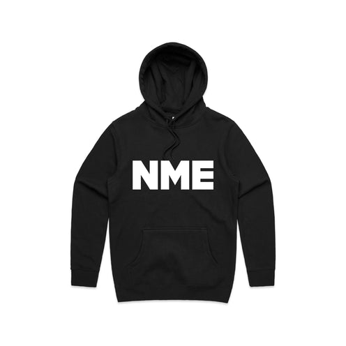 NME Logo Hoodie, Black