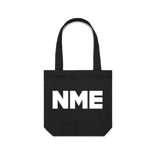 NME Logo Tote Bag, Black