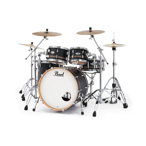 Pearl PMX924XEDP/C #776 Professional 4-Piece Shell Pack (22B/10T/12T/16F), Satin Gold Contrail