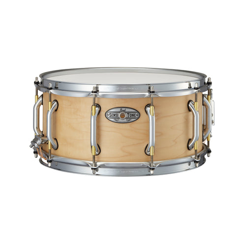 Pearl STA1465MM 14x6.5inch Sensitone Premium Maple Snare Drum, Satin Maple