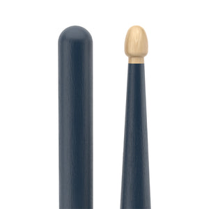 Promark RBH565AW-BLUE Rebound 5A .565 Hickory Acorn Wood Tip Drumstick, Blue