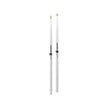 Promark RBH565AW-WHITE Rebound 5A .565 Hickory Acorn Wood Tip Drumstick, White