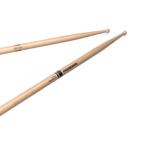 Promark RBM535RW Finesse 7A .535 Lacquered Maple Drumsticks, Wood Tip