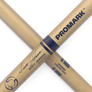 Promark TXDC27W Hickory Scott Johnson "Scooter" Marching Stick