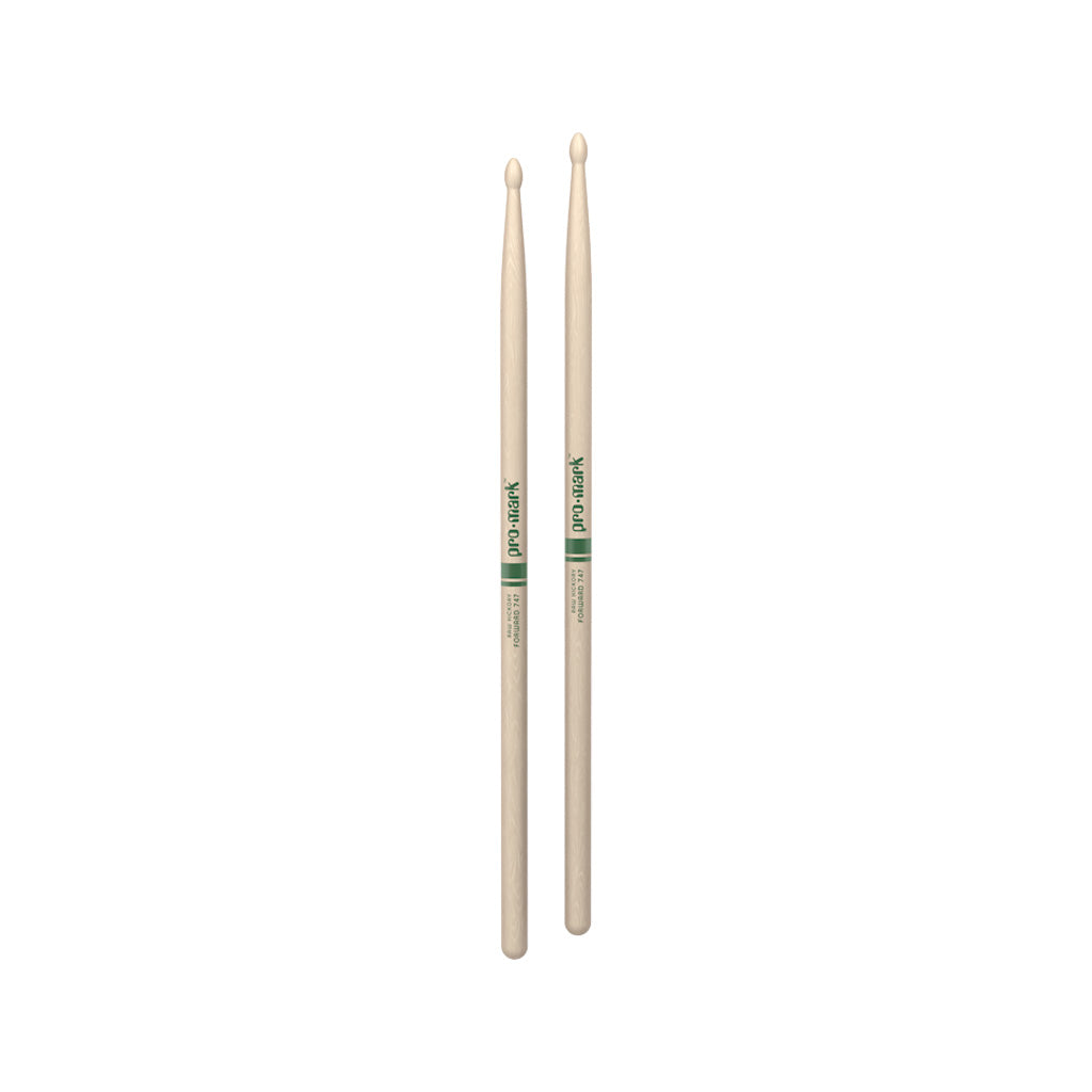 Promark TXR747W Hickory 747 The Natural Wood Tip Drumstick