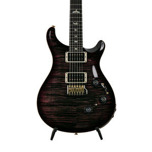 PRS Custom 24 Piezo 10 Top Electric Guitar w/Case, Dark Violet Smokewrap Burst