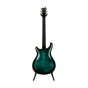 PRS Hollowbody II Piezo Electric Guitar w/Case, Custom Color, Peacock Blue Smokeburst