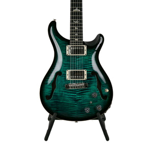 PRS Hollowbody II Piezo Electric Guitar w/Case, Custom Color, Peacock Blue Smokeburst
