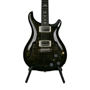 PRS Hollowbody II Piezo 10 Top Electric Guitar w/Case, Custom Color, Trampas Green Smokeburst