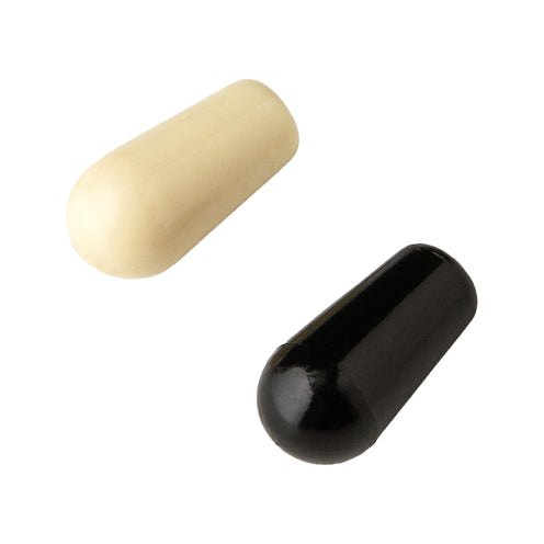 PRS 3-Way Toggle Switch Tip, Black / Ivory, Set of 2