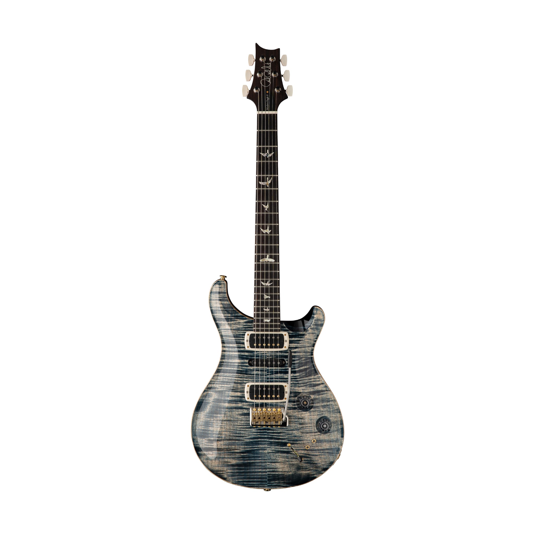 PRS Modern Eagle V 10 Top Electric Guitar, Faded Whale Blue