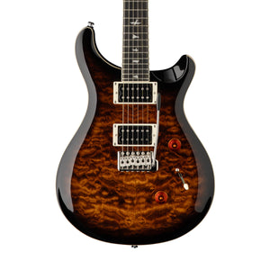 PRS SE Custom 24 Electric Guitar w/Quilt Package, Black Gold Sunburst