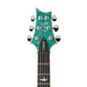 PRS SE Custom 24 Electric Guitar w/Quilt Package, Turquoise